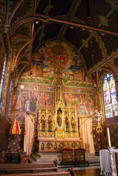 istock Interior of Bruges Cathedral, Belgium 1313967522