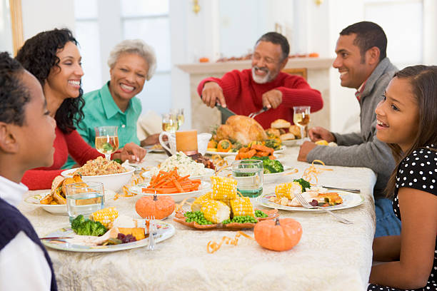 istock Family All Together At Christmas Dinner 131397964