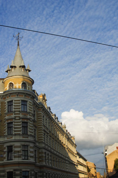istock Building architecture in eastern Europe, Riga, Latvia 1313981780