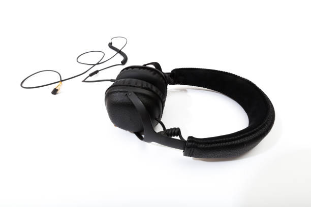 istock headphones isolated on white background - Image 1313990690
