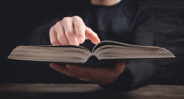 istock Caucasian man holding bible. Religion 1313999150