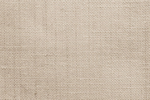 jute hessische sacktuch leinwand gewebte textur muster hintergrund in hellbeige creme braun farbe leer leer - quarterback sack stock-fotos und bilder