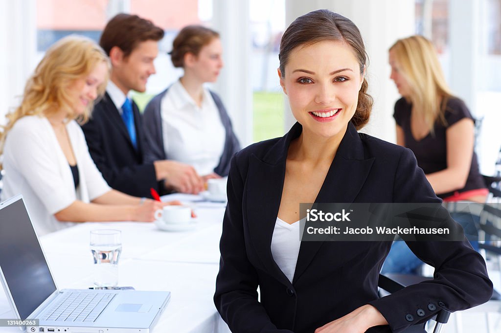 Female executive smiling Adult Stock Photo