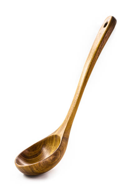 istock rustic wooden spoon, kitchen utensil on isolated white background 1314014963