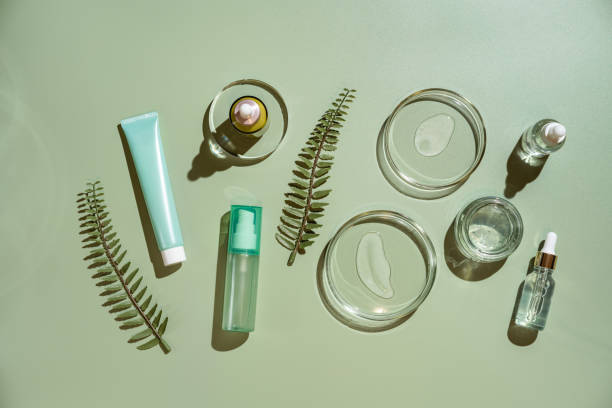 istock Bottles with serum or oil 1314027086