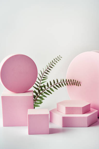 istock Cosmetics product advertising stand. 1314027209