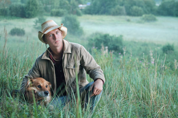 istock Cowboy and his dog 1314032600