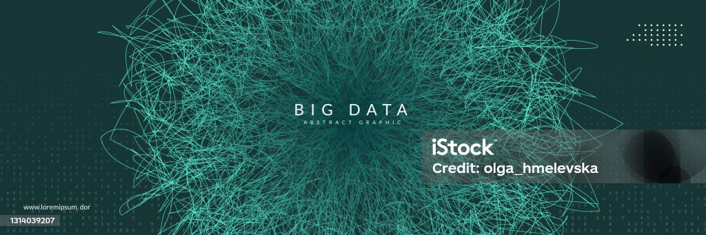 Big Tech Abstract Big Data Concept Digital Technology Abstract Stock Illustration ...