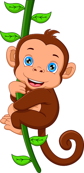 Cute Monkey Cartoon Posing And Smiling Stock Illustration - Download Image Now - Ape, Monkey, Small - iStock Cute Monkey Cartoon Posing And Smiling Stock Illustration - Download Image Now - Ape, Monkey, Small - iStock