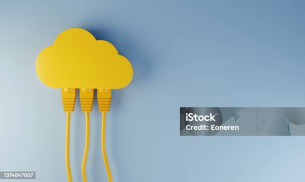 Cloud Computing Concept Stock Photo - Download Image Now - Cloud Computing, Data, Downloading