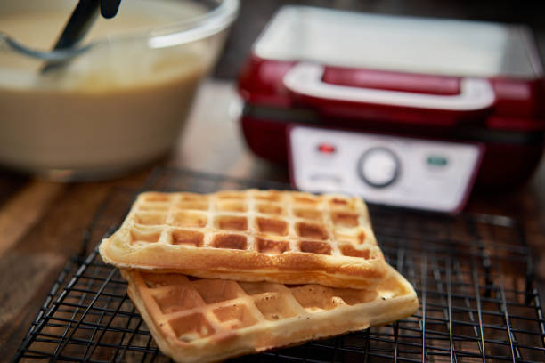 istock Cooking at Home Kids Making Waffles in Domestic Kitchen 1314056585