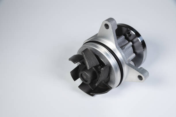 istock New cooling pump for internal combustion engine of a passenger car on a gray background 1314063989