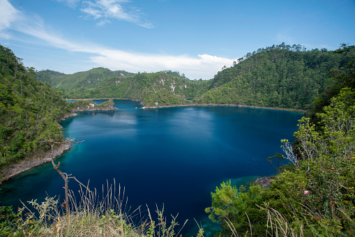 Lago laguna Montebello chiapas México photo