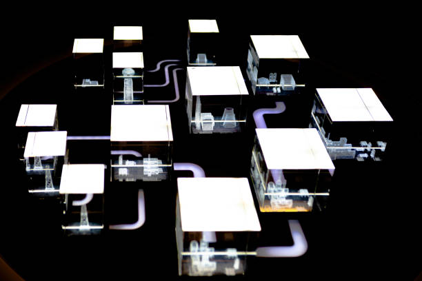 istock Luminous factory in glass 1314091339