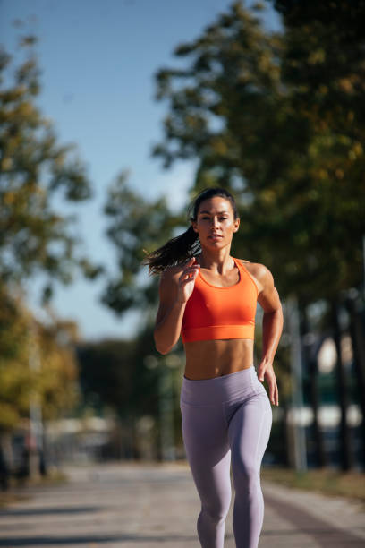 istock Running towards her beach body 1314105847