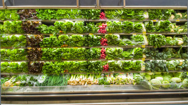 istock fresh vegetable shelf in supermaket 1314110668