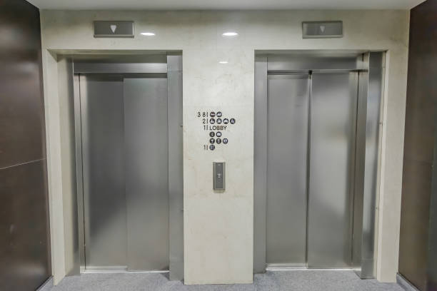 istock Information for guests at the hotel elevator 1314119109