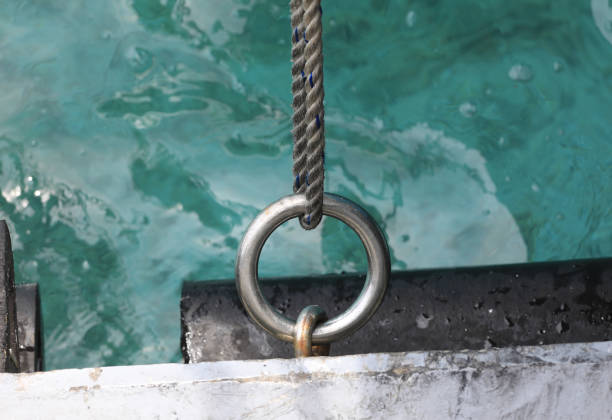 metal ring for mooring boats