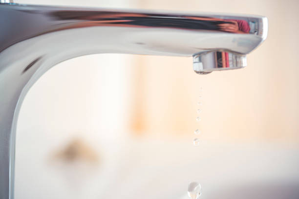 istock Hygiene concept. Water flowing from faucet. 1314135954