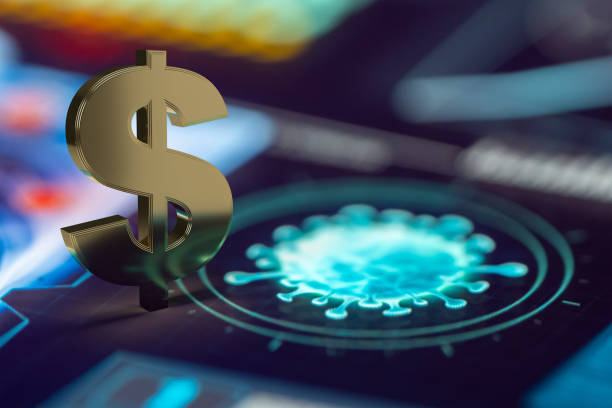 istock Forex and currency concept in covid-19 days. 1314138195