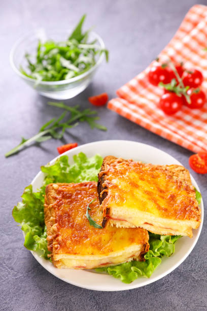 istock croque monsieur- toasted bread with cheese and ham 1314138372