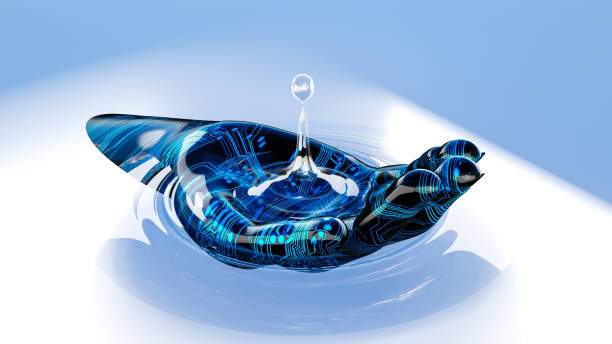 istock A robot's hand that scoops up safe and clean water. 1314144820