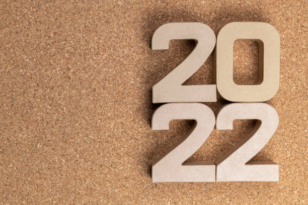 istock The year twenty twenty-two in large cardboard numbers 1314147002