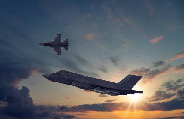 istock aircrafts flying over the clouds. 1314148058