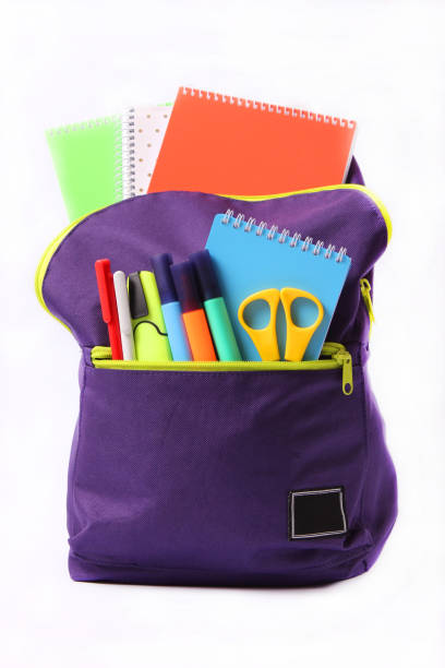 istock school backpack and school stationery. Concept back to school. 1314157584