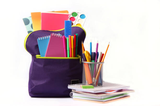 istock school backpack and school stationery. Concept back to school. 1314157710