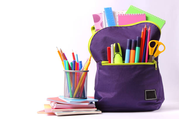 istock school backpack and school stationery. Concept back to school. 1314158376