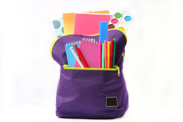 istock school backpack and school stationery. Concept back to school. 1314158622