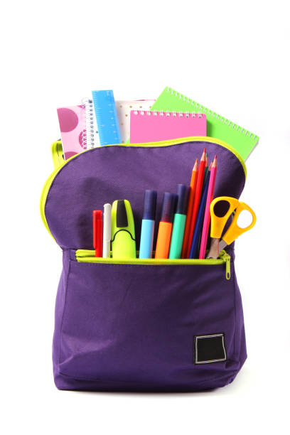 istock school backpack and school stationery. Concept back to school. 1314158879