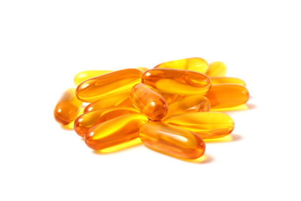 istock Omega-3 capsules on a white background. Fish oil, healthy supplements 1314161926
