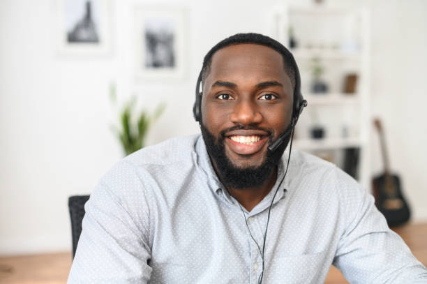 istock Happy African-American call center representative 1314161938