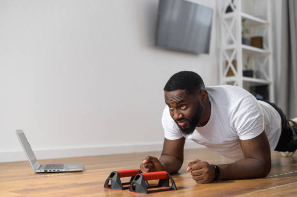istock African American guy standing in a plank position 1314162077