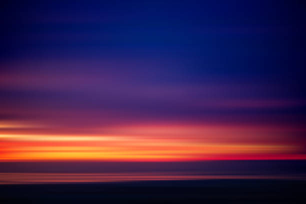 Dramy blurred motion dramatic sky background Vector blurred motion dramatic sky sunset stock illustrations