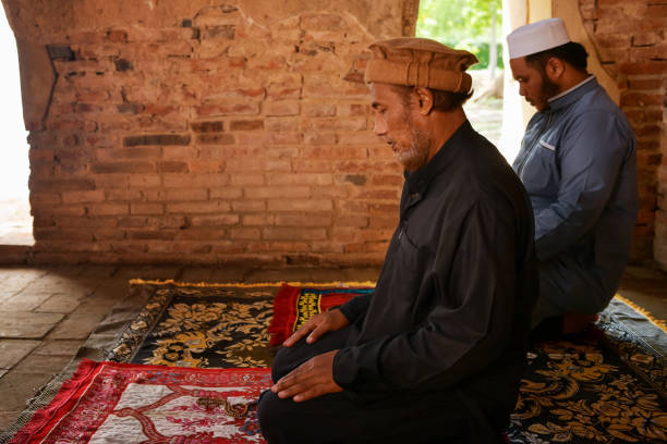 istock Muslim man is praying at an old mosque in Thailand. 1314165548