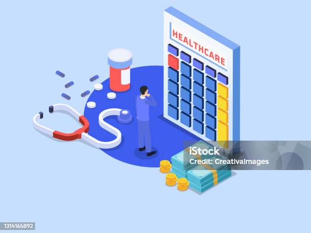 Health Save Image Health Saving Isometric Stock Illustration - Download Image Now ...