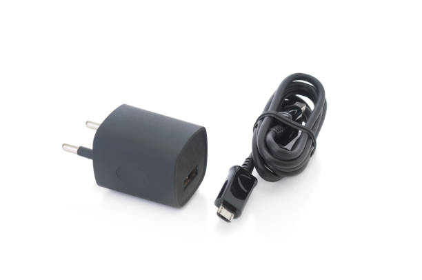 istock Universal usb charger isolated on white background 1314171236