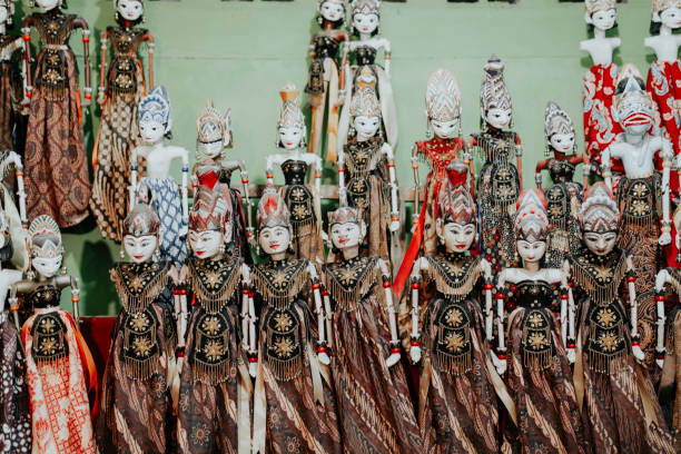 istock wayang golek, the famous handcraft from Indonesia 1314174121