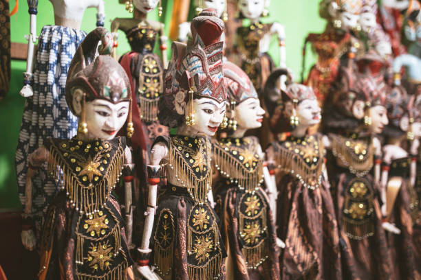 istock wayang golek, the famous handcraft from Indonesia 1314174190