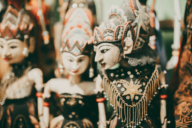 istock wayang golek, the famous handcraft from Indonesia 1314174214