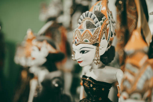 istock wayang golek, the famous handcraft from Indonesia 1314174262