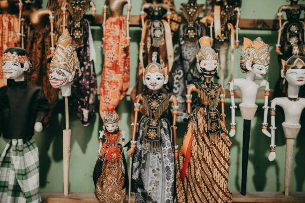 istock wayang golek, the famous handcraft from Indonesia 1314174339