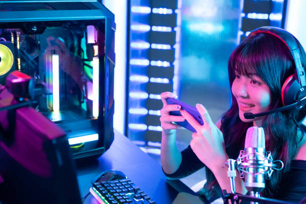 istock cybersport gamer have live stream 1314177715