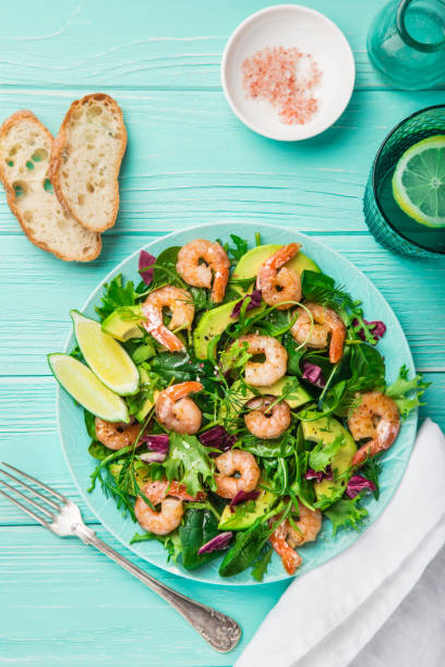 istock fresh healthy avocado and shrimps salad 1314192783