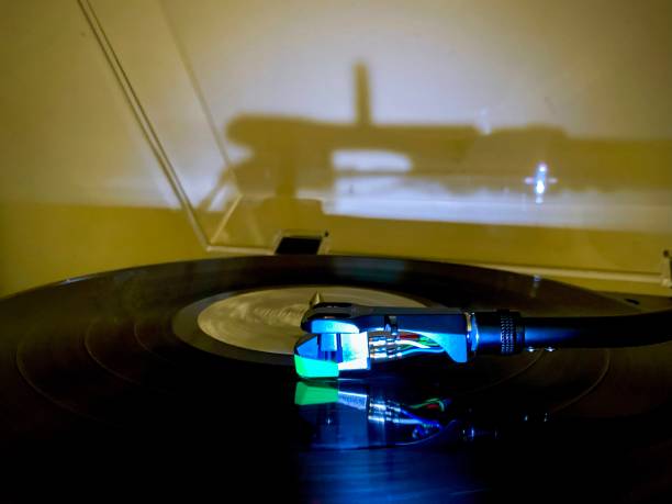 istock Vinyl album played on a turntable 1314194951