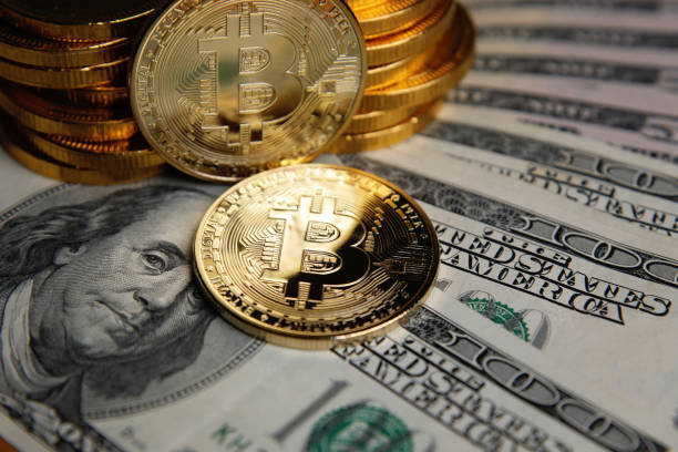 Bitcoin kryptowaluta blockchain finanse – zdjęcie