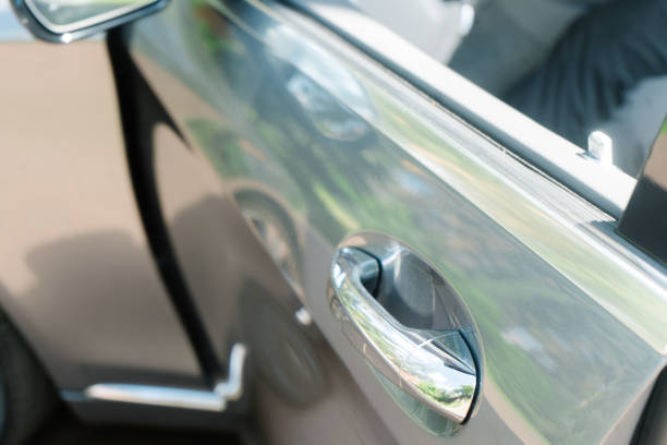 istock Luxury car door. Metallic paint 1314199482